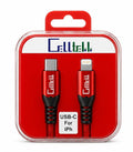 Celltell USB-C to Lightning Fast Charging Cable for iPhone - Red